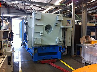 Rückseite der 60t Maschine