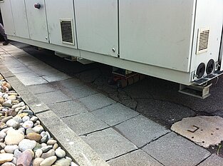 Unterbau der 60t Maschine