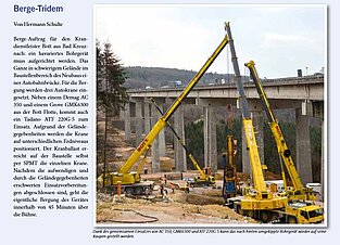 Zeitungsartikel Berge-Tridem